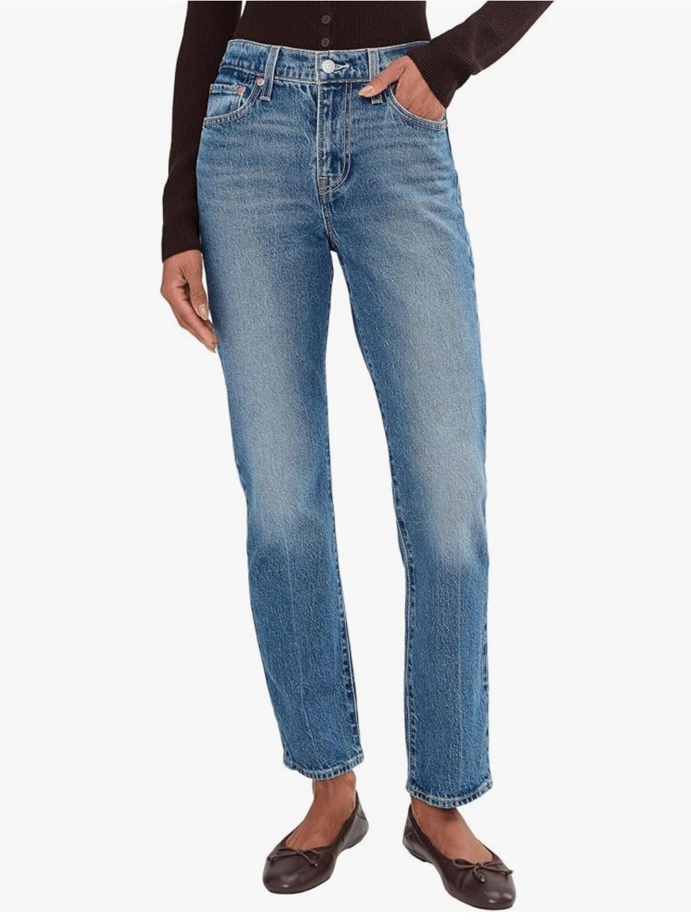 Levi's Blue Wedgie Straight Leg Jeans